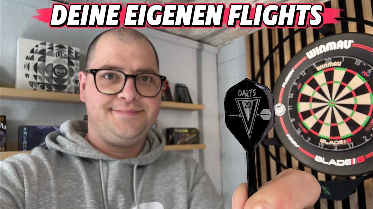 🎯Dein eigenes Logo auf Flights & Cases | So geht Personalisierung bei Dartfieber.de