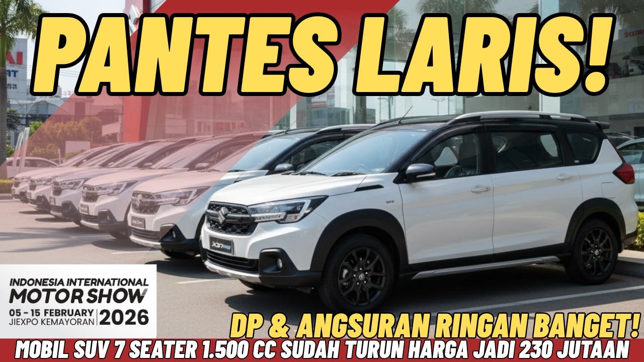 PANTESAN LARIS! MOBIL SUZUKI XL7 1.500 CC 7 SEATER TURUN HARGA JADI 230 JUTAAN DP & ANGSURAN RINGAN!