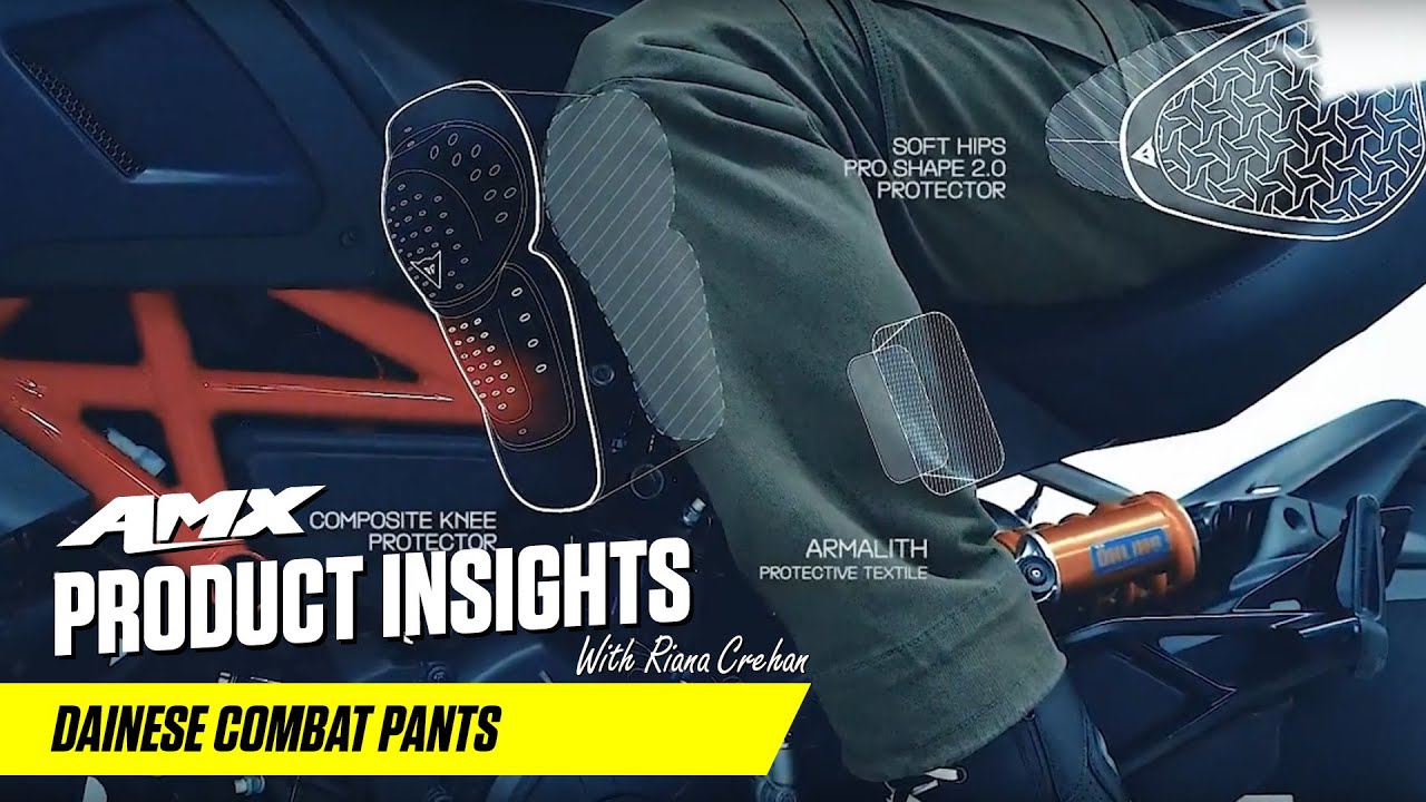 Dainese Combat Pants - AMX Product Insights with Riana Crehan