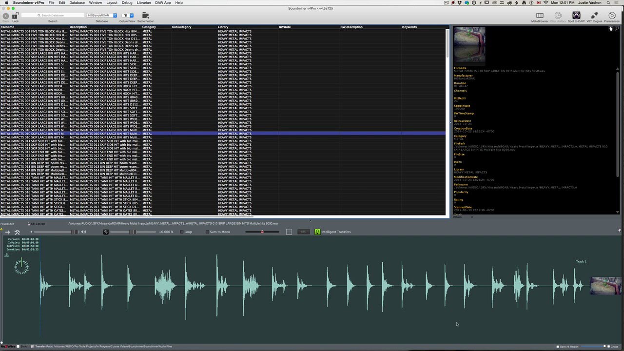 Soundminer - Connect Pro Tools to Soundminer