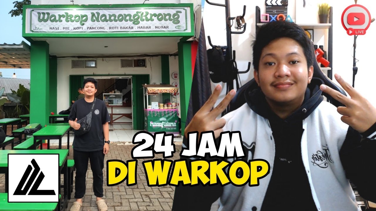 ISCO 24 JAM KERJA DI WARKOP !! REVIEW WARKOP HASIL MEMBERSHIP !!