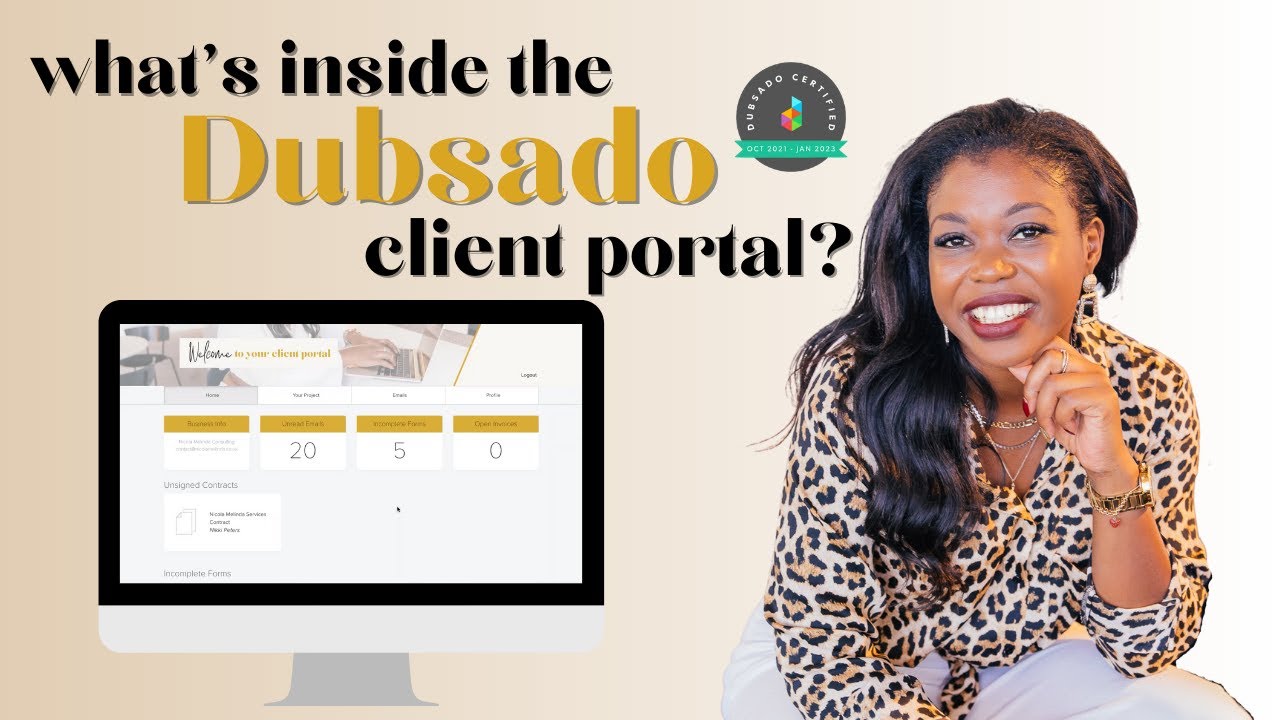 Dubsado Tutorial on the Client Portal | Behind the scenes on using the portal as a client
