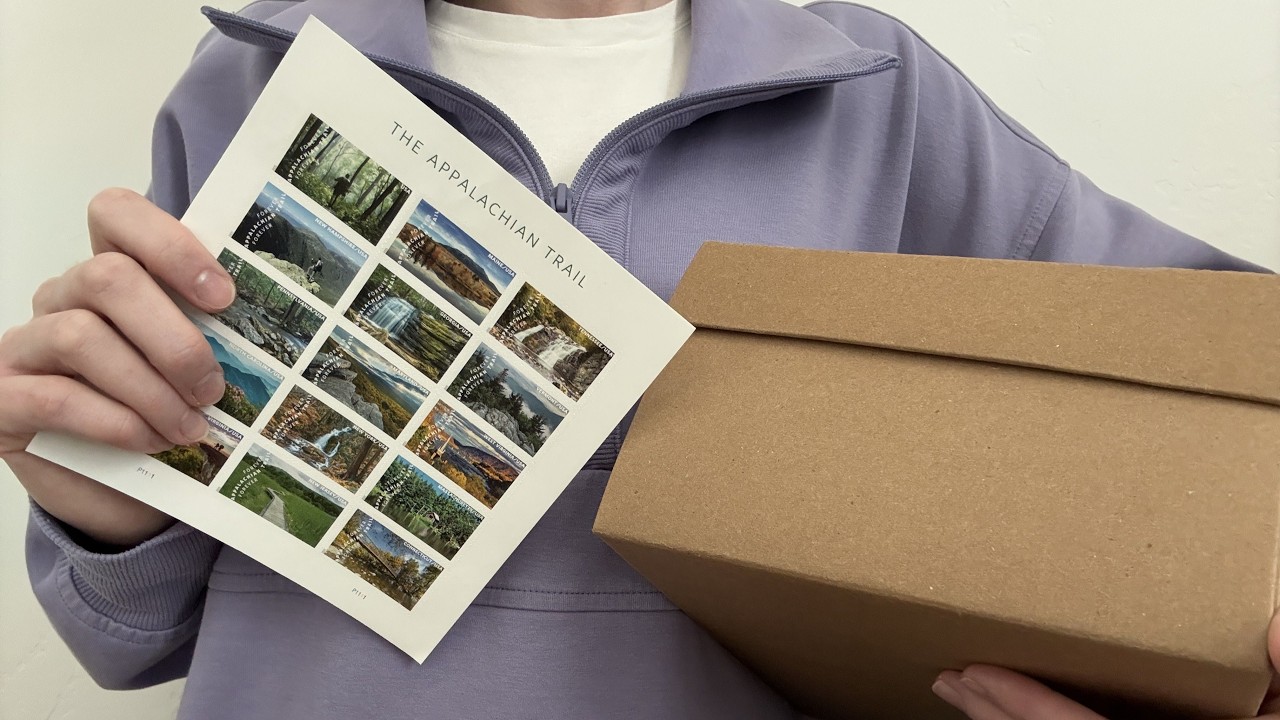 ASMR POST OFFICE | soft spoken, measuring tape, keypad tapping, labeling and shipping packages