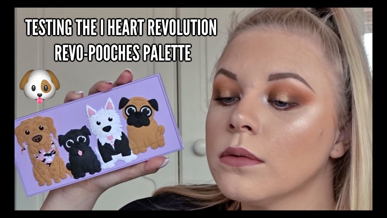 TESTING THE I HEART REVOLUTION REVO-POOCHES PALETTE 🐶