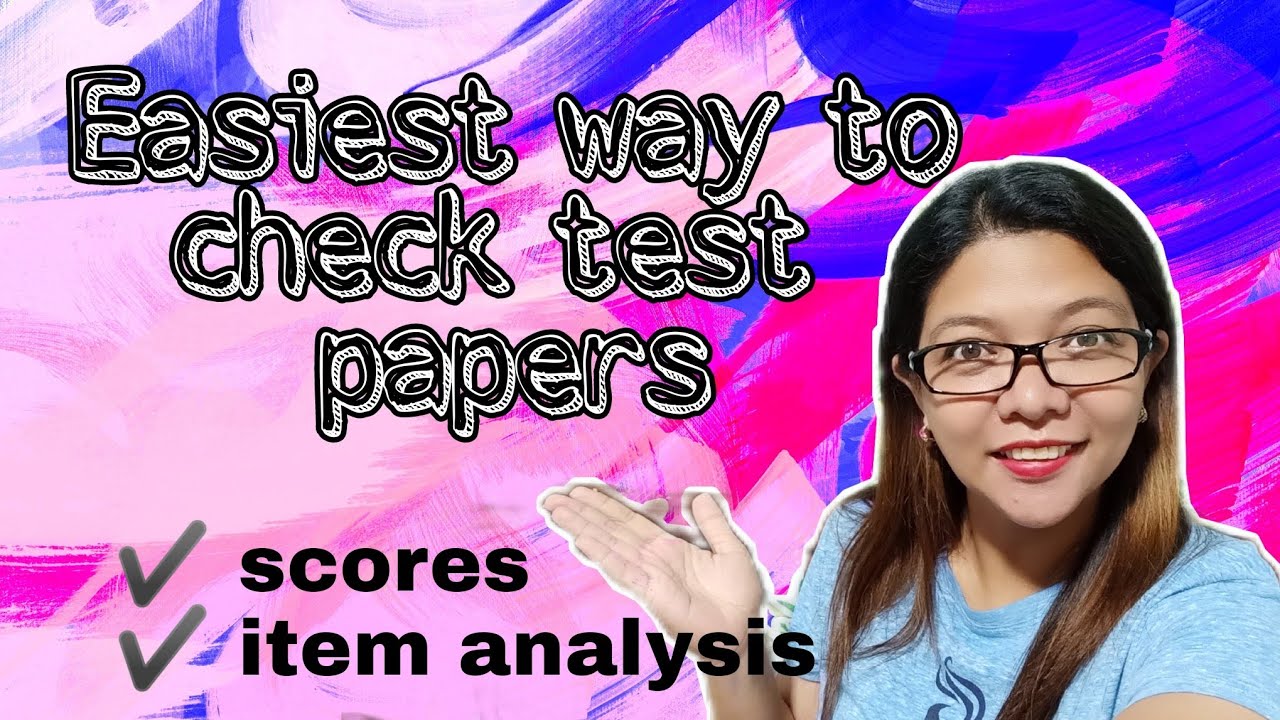 EASIEST WAY TO CHECK TEST PAPERS || FOR JUST A SECOND