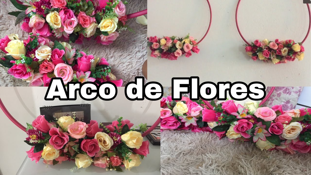 DIY : ARCO DE FLORES COM BAMBOLÊ/ Thais Silva
