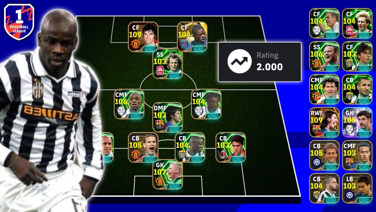 AKHIR SEASON RATING 2000 🔥 GAS TOP GLOBAL eFootball 2026 Mobile