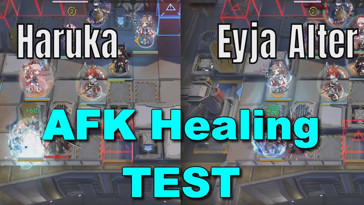 [ Arknights ] Haruka vs Eyjafjalla Alter AFK Healing Test || Stage 10-17 Boss phase 2
