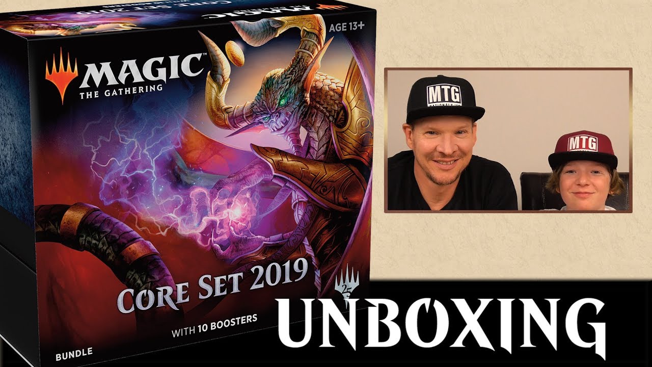 Unboxing Hauptset 2019 Bundle deutsch Magic the Gathering traderonlinevideo MTG Trader M19