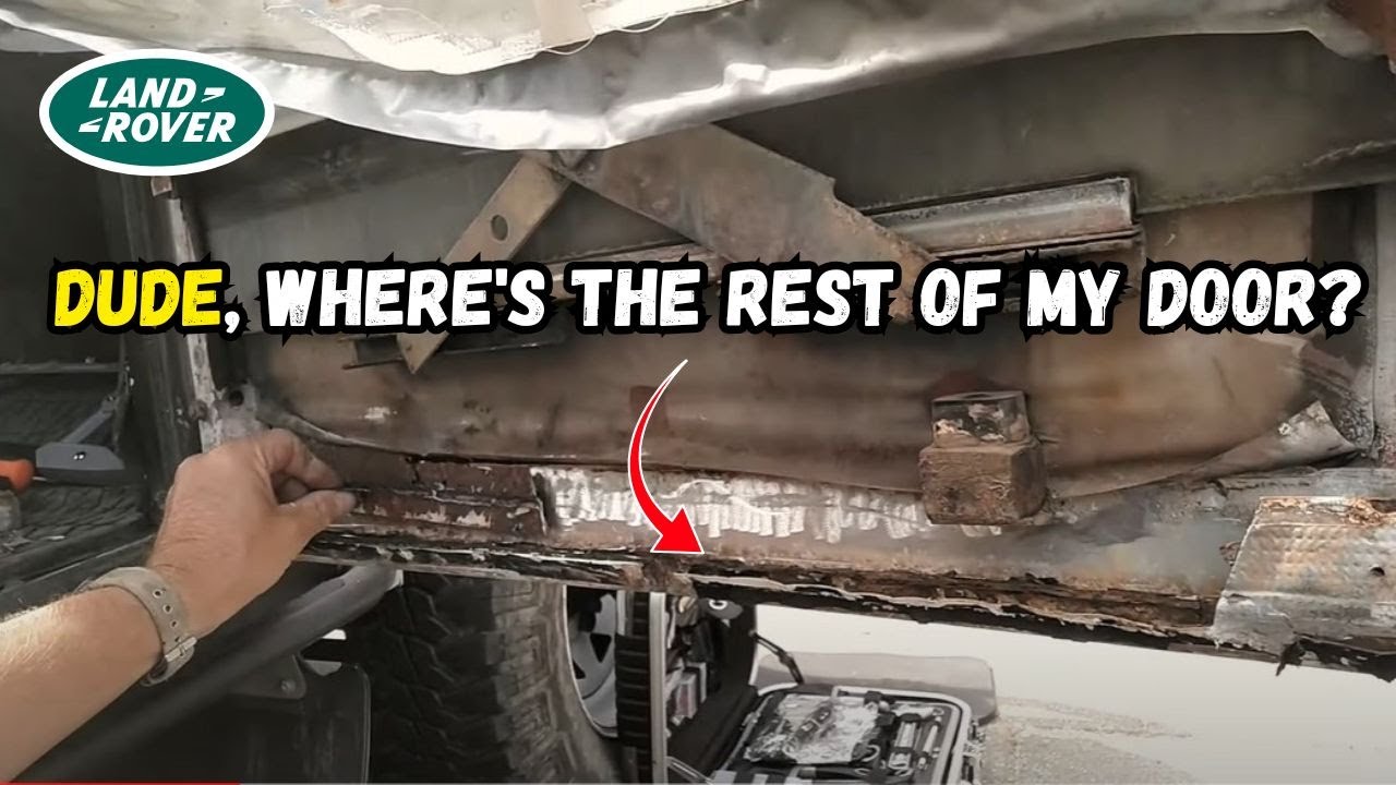 Rusted Door Repair Hack | Land Rover Defender #landrover #landroverdefender