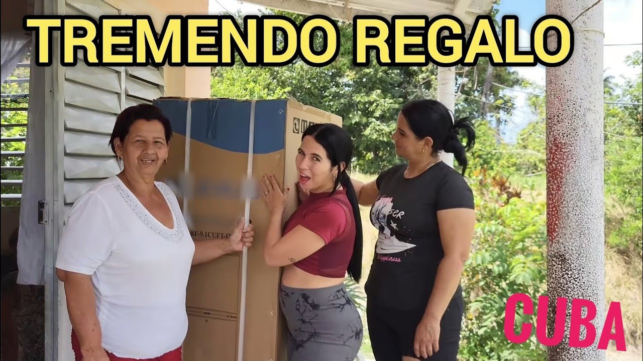 Envian super regalo a esta Familia Cubana desde USA / No esperábamos tanto. 