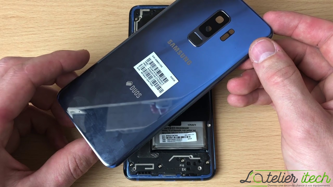 Tuto : remplacer la vitre arrière du Galaxy S9+