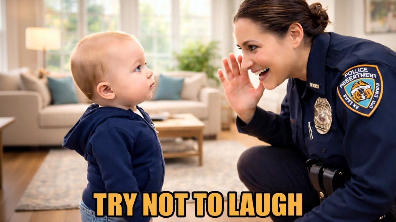 Try Not To Laugh😂Baby Roasts Female Cop👮Funniest Toddler vs Police | Part 2