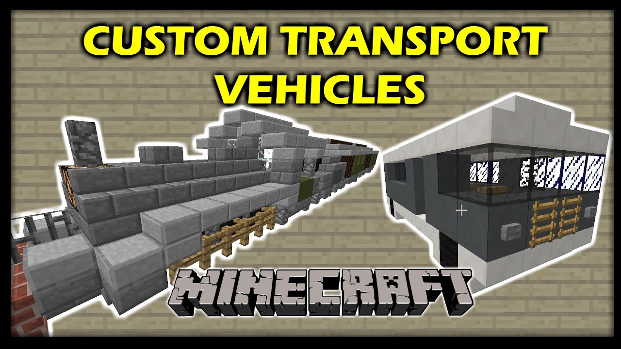 [1.9 Vanilla Minecraft] Custom TRANSPORT VEHICLES in 7 commands