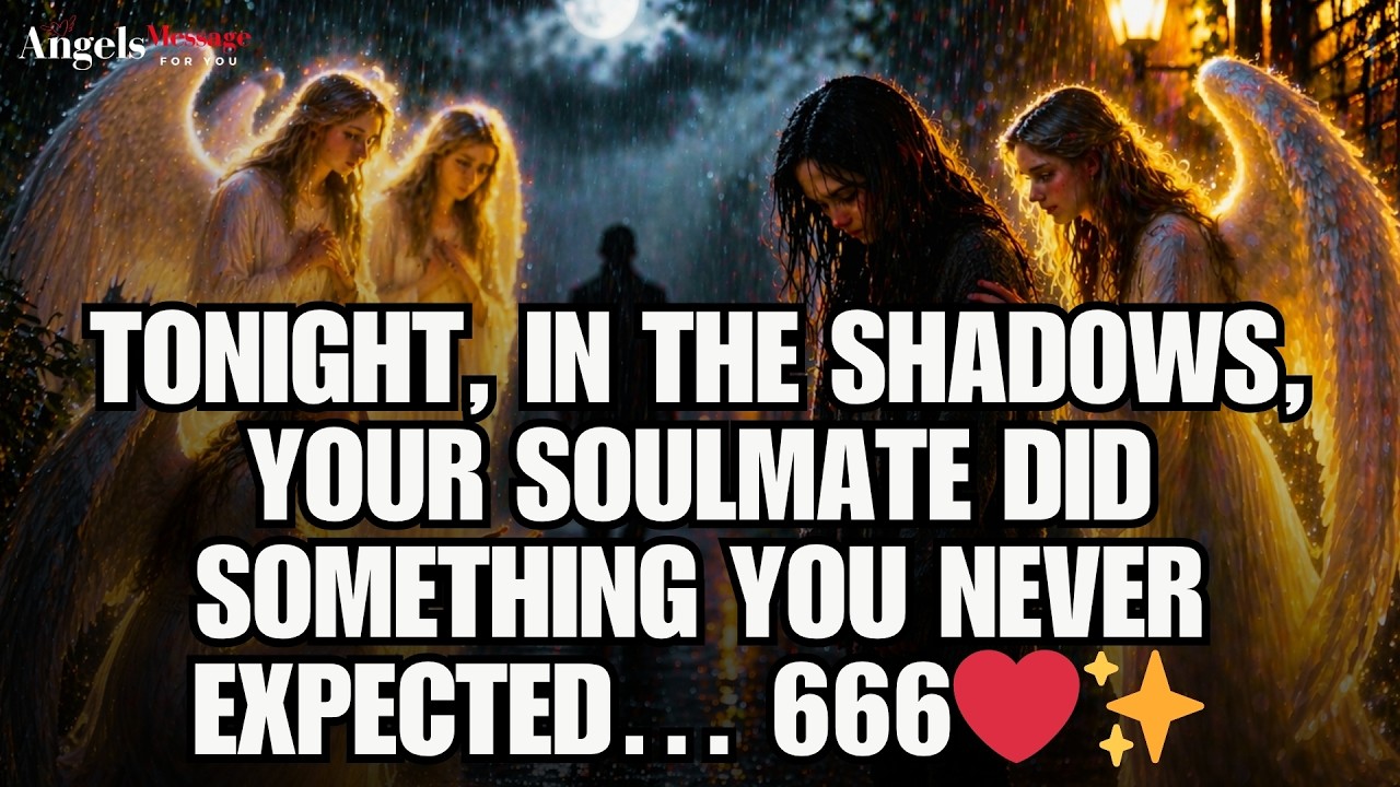 ✨ Tonight, in the Shadows, Your Soulmate Did Something You Never Expected... 666 💞✨ | angels message