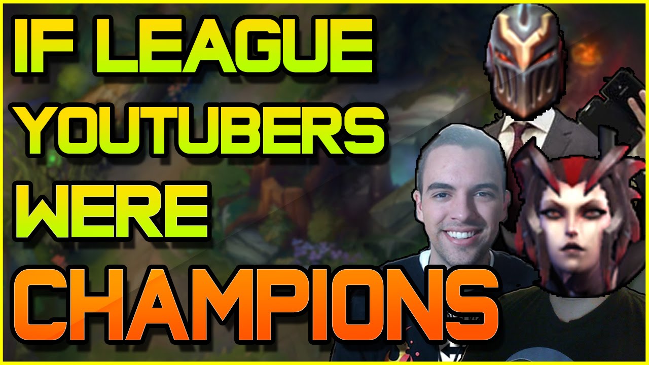 IF LEAGUE YOUTUBERS WERE CHAMPIONS ft. GamingCurios & Redmercy | League of Legends [OFFENSIVE]
