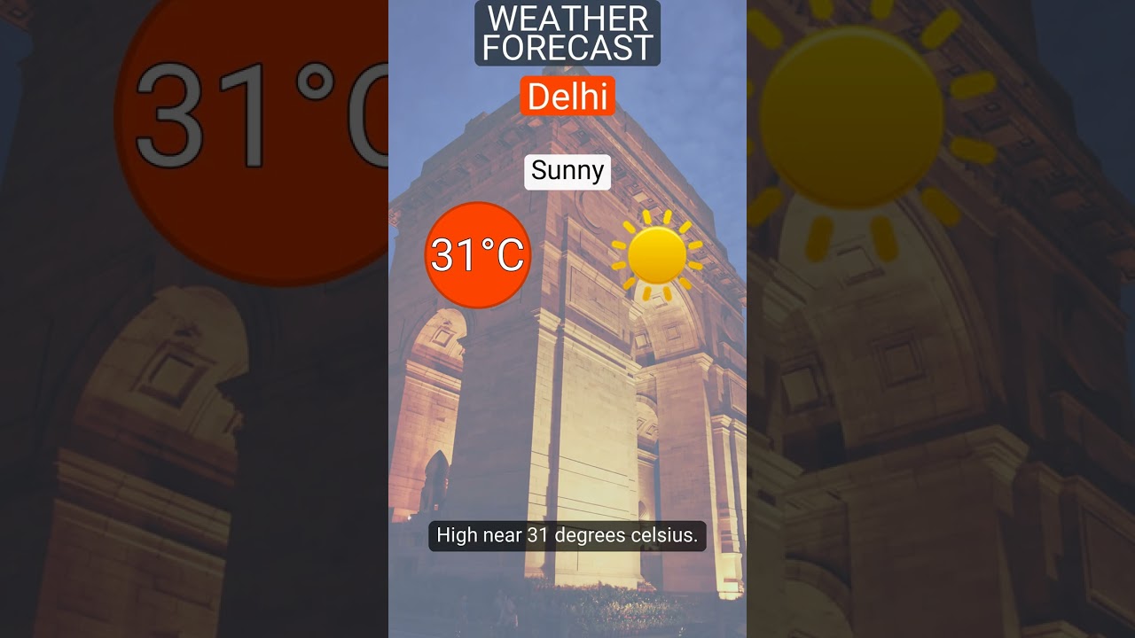 Delhi 2026: 27 February 2026&rsquo;s weather (Sunny, 31&deg;C)