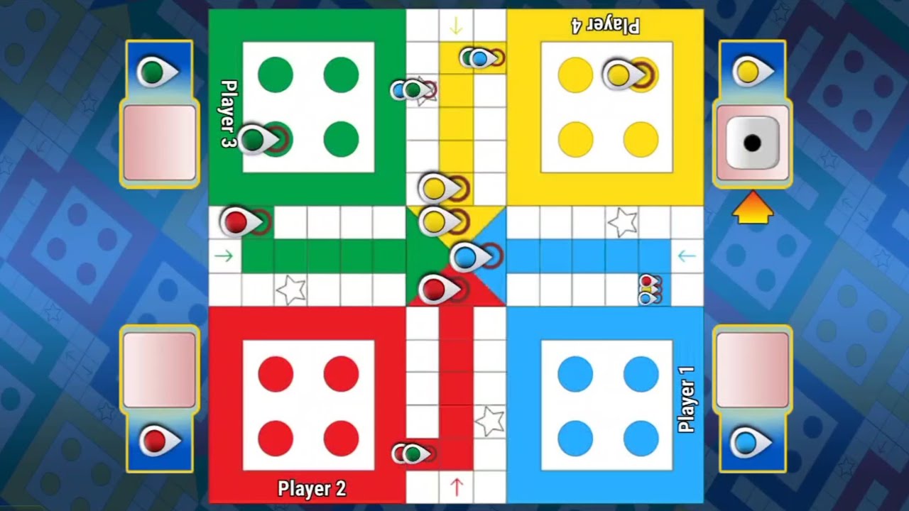 Ludo game in 4 players | Ludo King game in 4 players | Ludo King | Ludo Gameplay