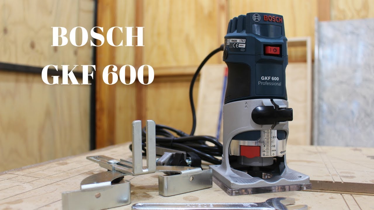 Como usar la router o fresadora de palma - Bosch GKF 600
