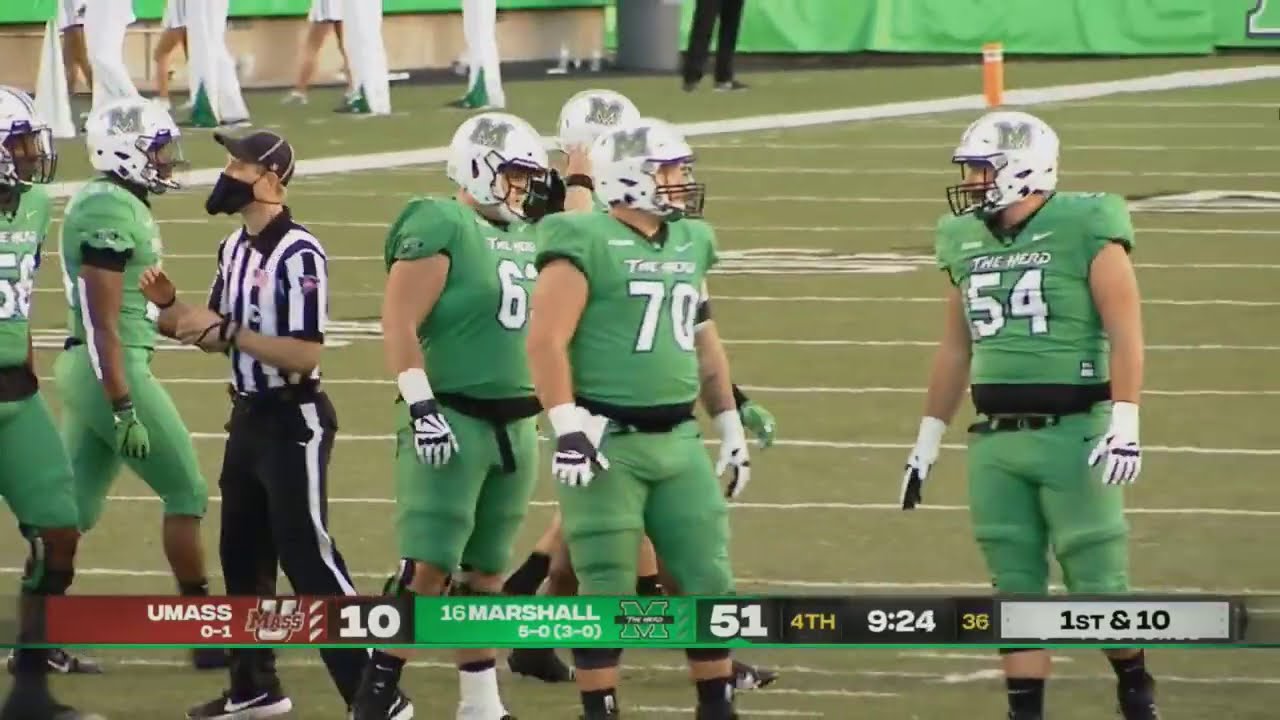 Marshall Highlights vs UMass Football 2020
