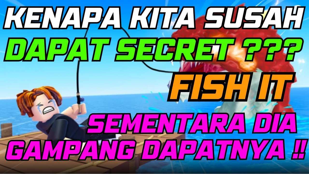 INI BEDANYA ! PEMAIN GAMPANG & SUSAH DAPAT IKAN SECRET DI FISH IT #fishit #roblox #secretfishit