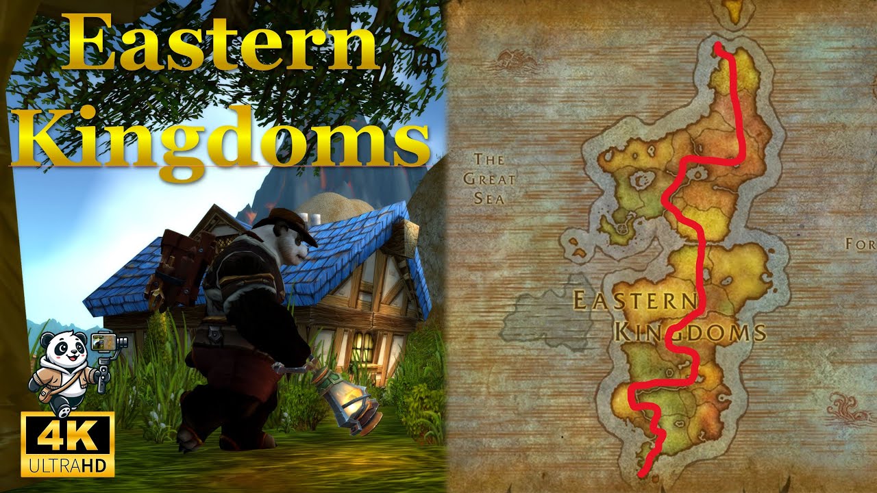 Eastern Kingdoms Walk First Person 4K HDR  | Study, Relax, Treadmill & Virtual Reality