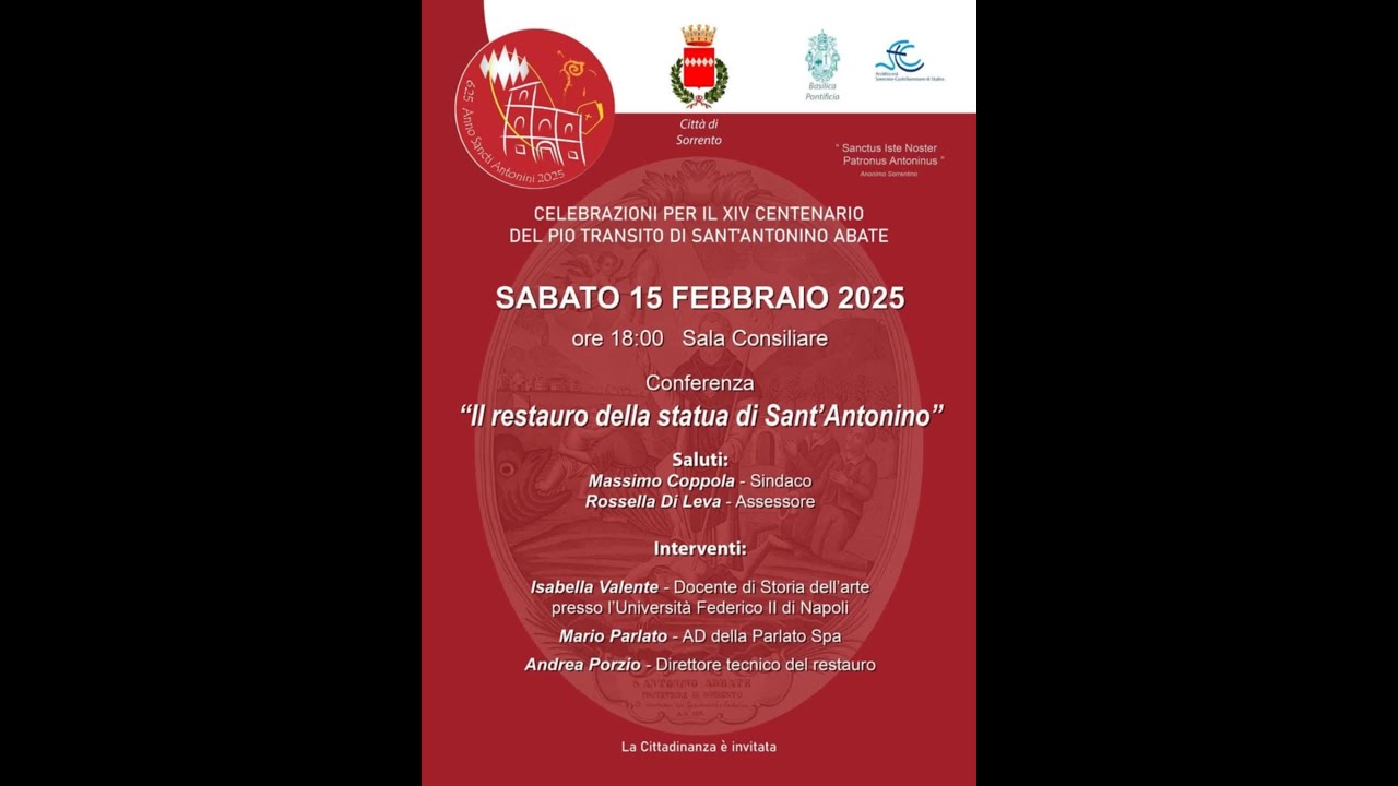 Sant'Antonino 2025 - Processione -Sorrento 14 Febbraio  2025