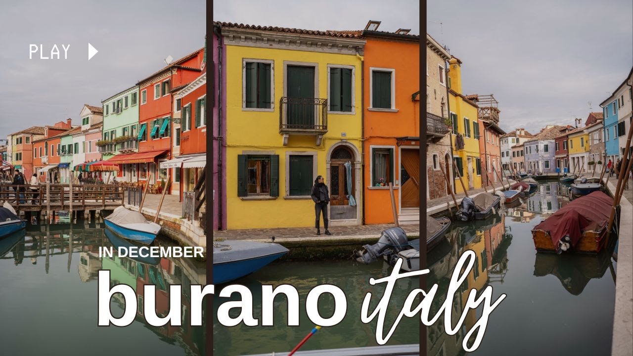 1 hour in Burano, Italy 🇮🇹 | December 2024