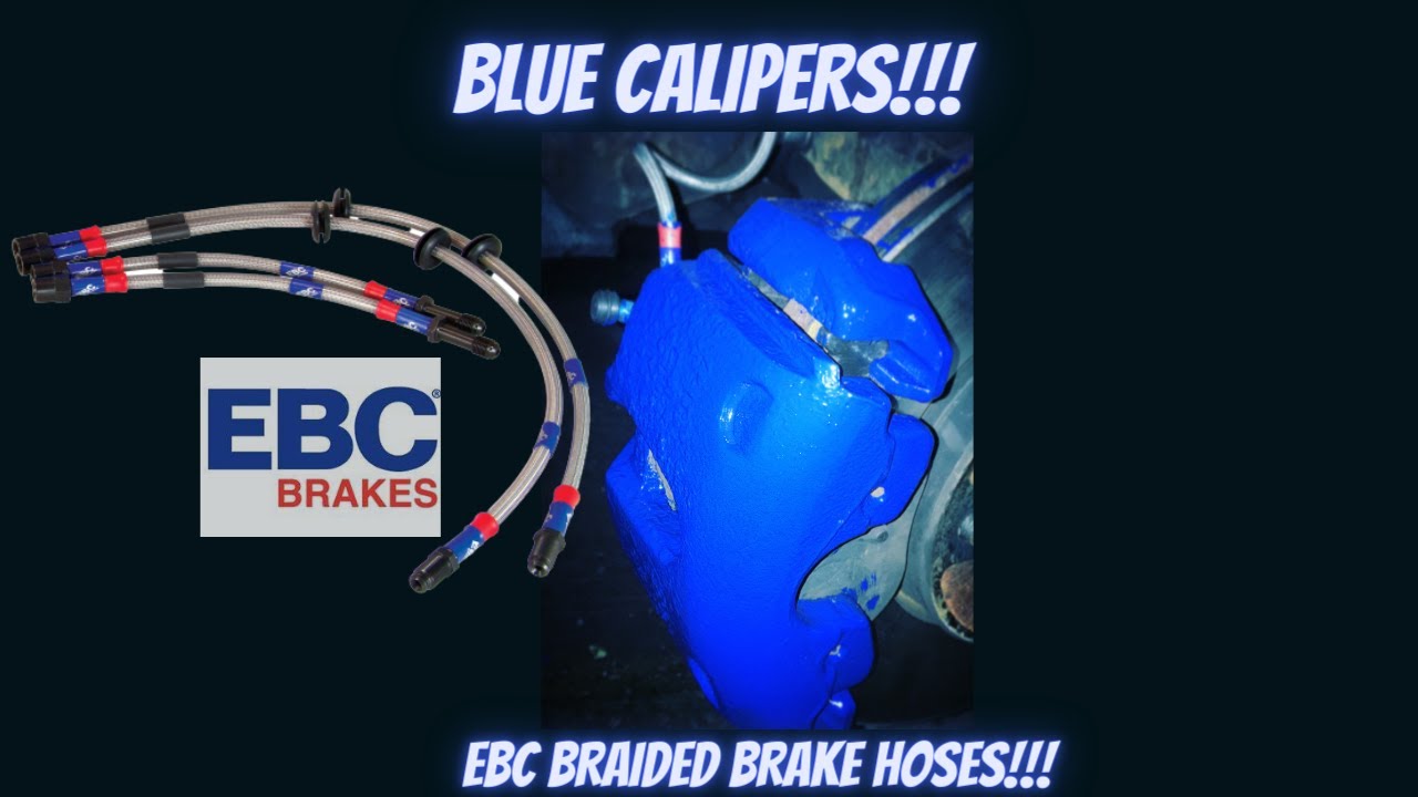 MK6 Fiesta ST150| Painting My Brake Calipers And Fitting EBC Braided Brake Hoses!!!