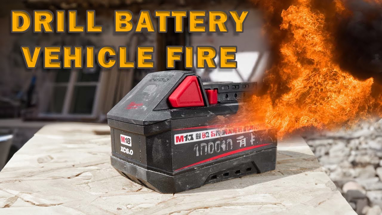 Truck Inferno: How a Drill Battery Turned a Truck into a Fireball
