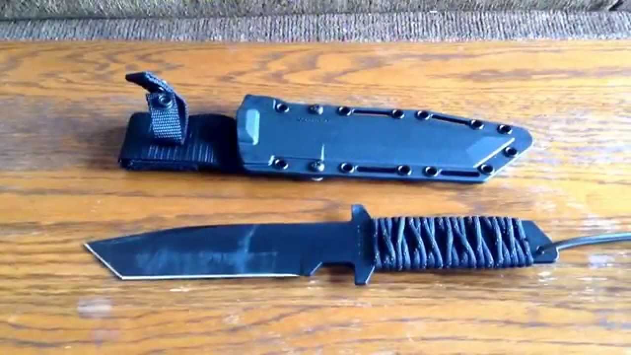 Cold Steel GI TANTO: лучший нож с фиксированным клинком до 21 доллара? Тест, обзор и модификация