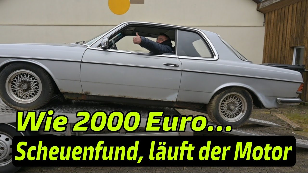 Mercedes W123 Coupe. Scheuenfund oder Geldgrab.