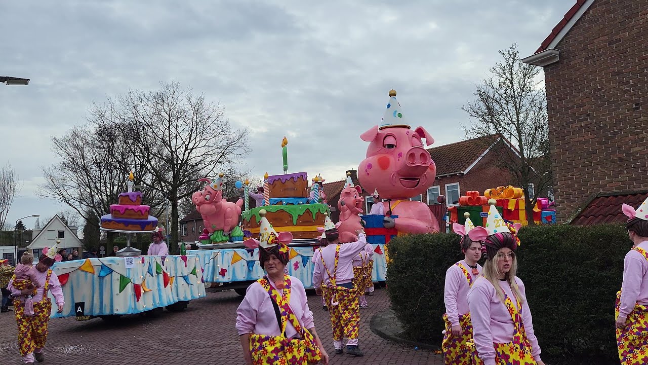 Carnavalsoptocht Fijnaart (Kleigat) 2024 4K