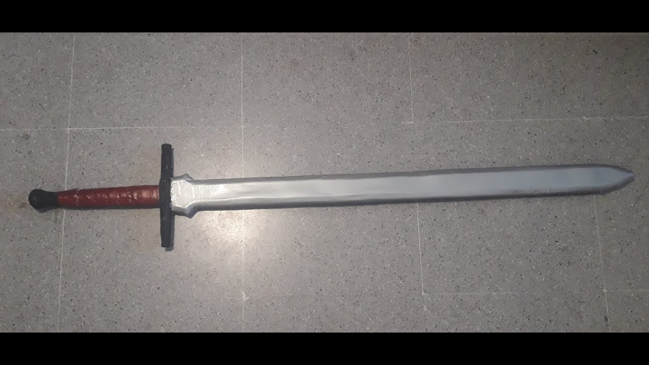 Cómo hacer una espada larga para LARP/Softcombat