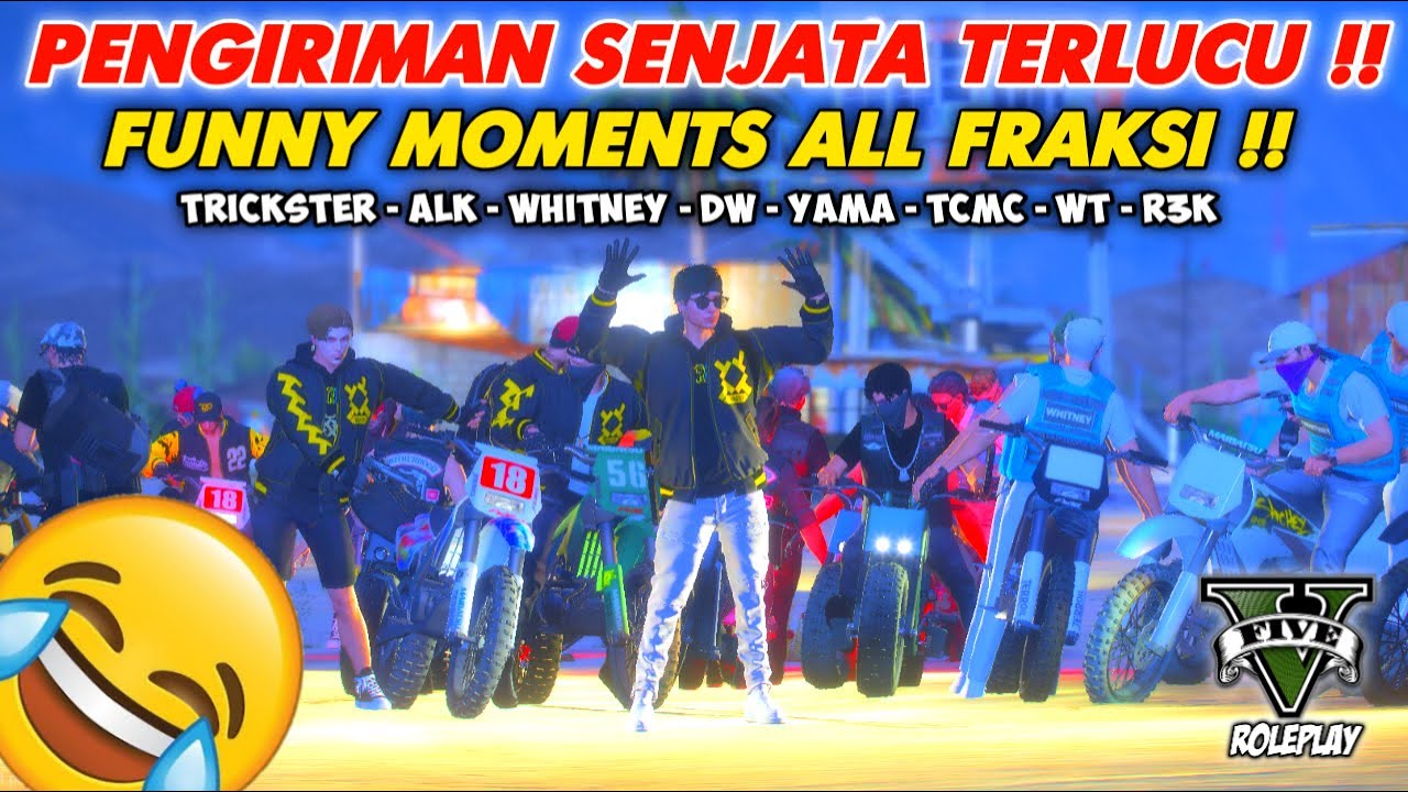 PENGIRIMAN SENJATA PALING LUCU SEMUA FRAKSI WKWK !! TRICKSTER DAPET 1 TRUK SENJATA !! GTA V ROLEPLAY