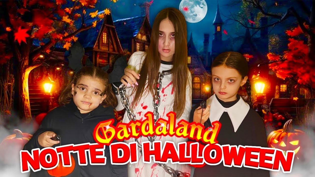 TRASCORRIAMO la NOTTE di HALLOWEEN a GARDALAND •VLOG•