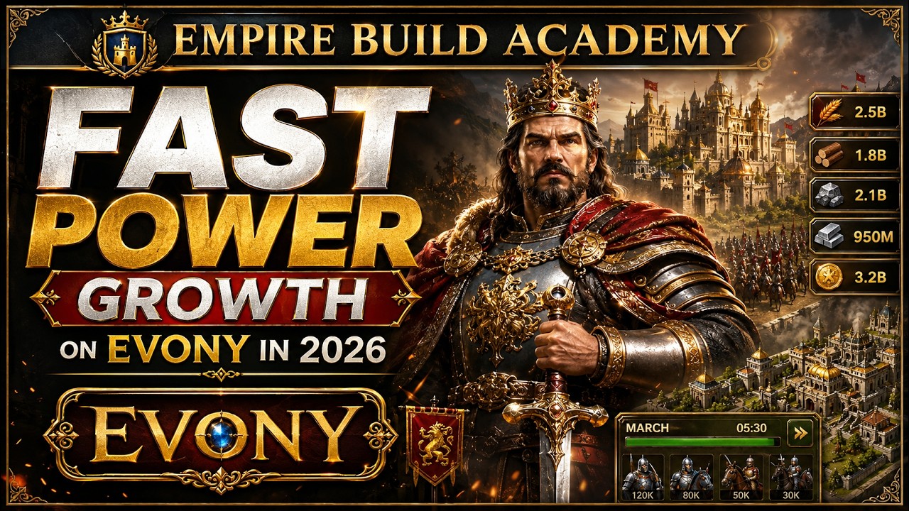 How to Reach Keep 35 FAST in Evony F2P Power Growth Guide 2026
