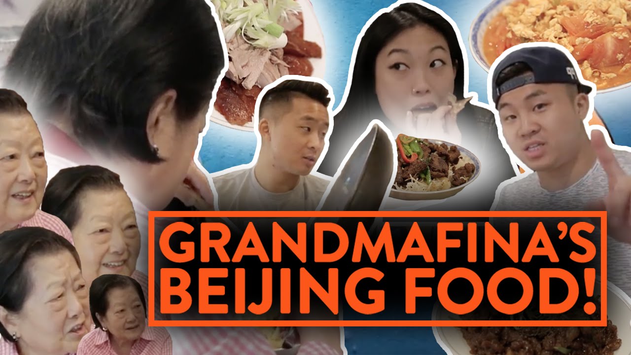 BEIJING FOOD w/ AWKWAFINA & GRANDMOTHER | Fung Bros