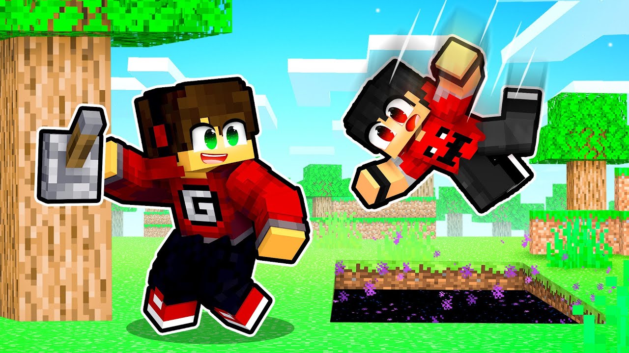 EU joguei MEU AMIGO em uma ARMADILHA MORTAL no Minecraft