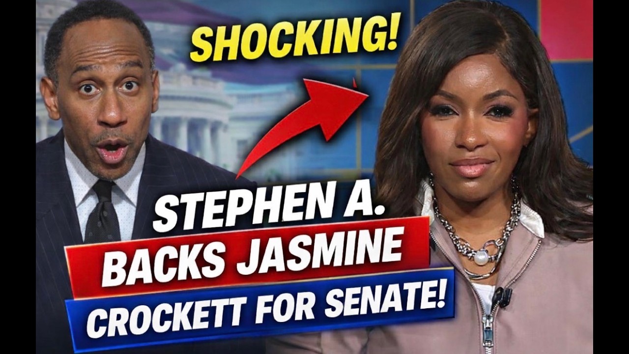 Nobody Saw This Coming: Stephen A. Smith Backs Jasmine Crockett for Senate