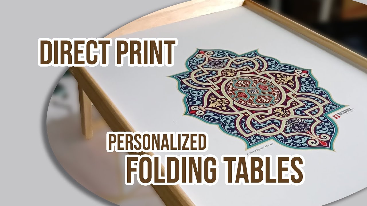 Direct Print on IKEA Tables with MUTOH UV Printers