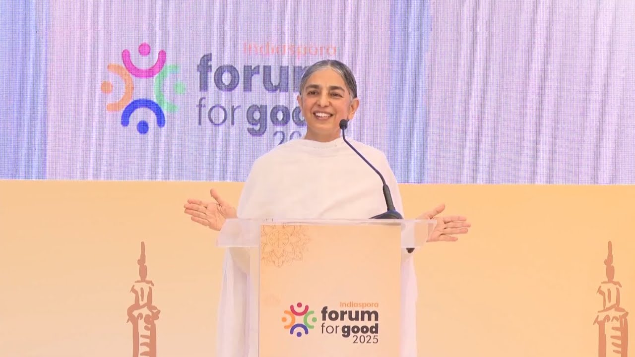 Didi Krishna Kumari at Indiaspora Abu Dhabi | Feb 28, 2025