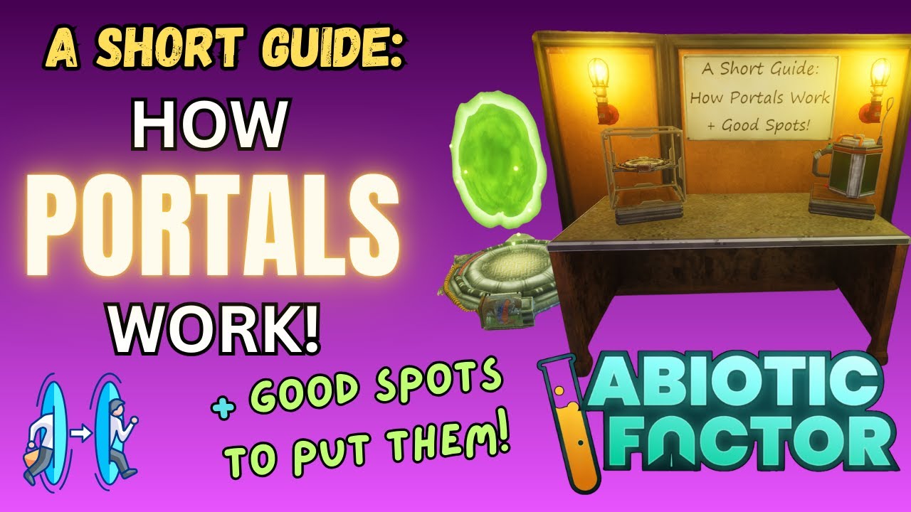 Portal Guide - Best Locations, Farming Spots & How It Works | Abiotic Factor