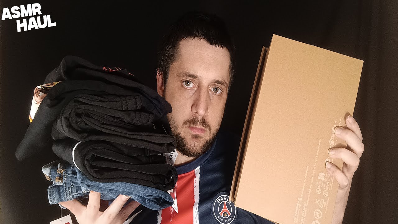 ASMR : HAUL INTERSPORT POUR LA RENTREE DE MON FILS