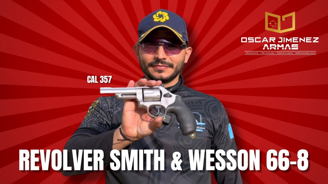 😎 REVOLVER SMITH & WESSON MAGNUM 66-8 Cal .357 🔥