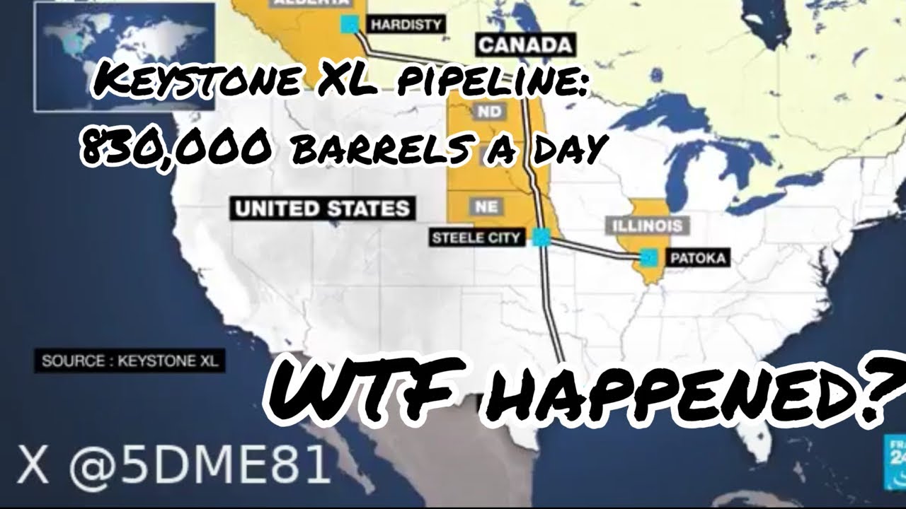 Keystone XL Pipeline: WTF happened to this 830,000 barrel per day highway