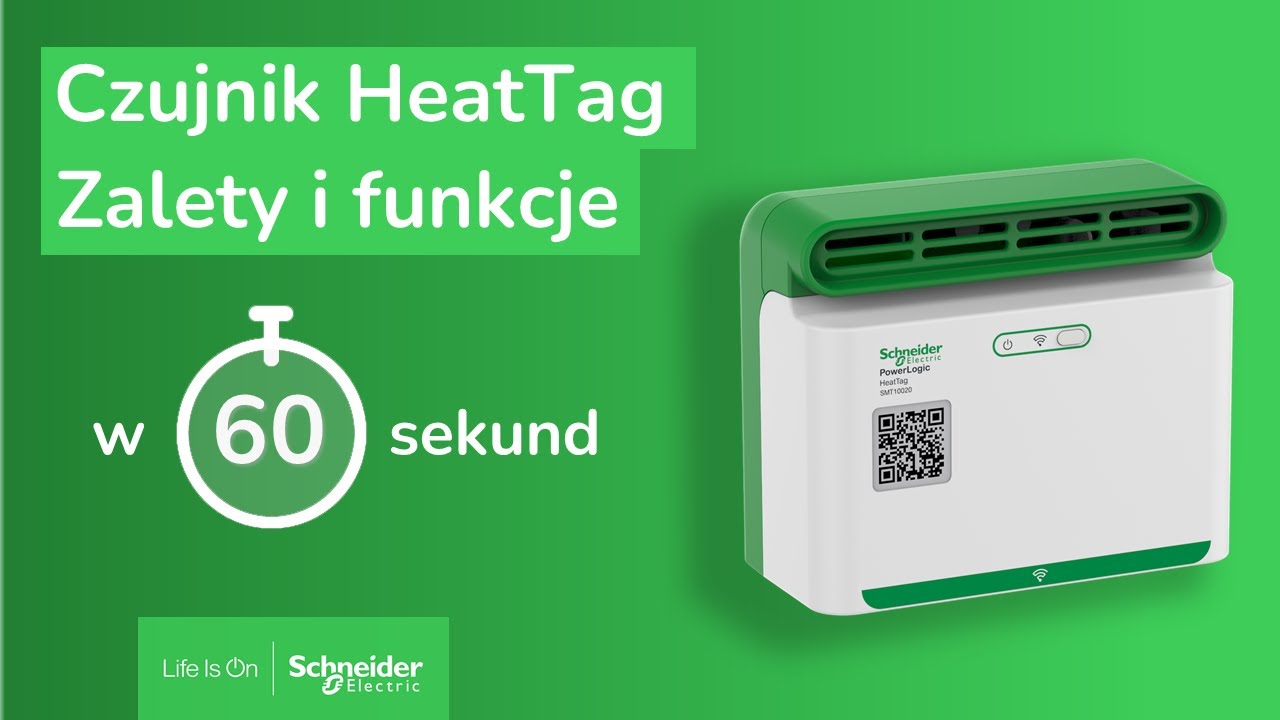 Czujnik HeatTag - zalety i funkcje w 60 sekund! | Schneider Electric