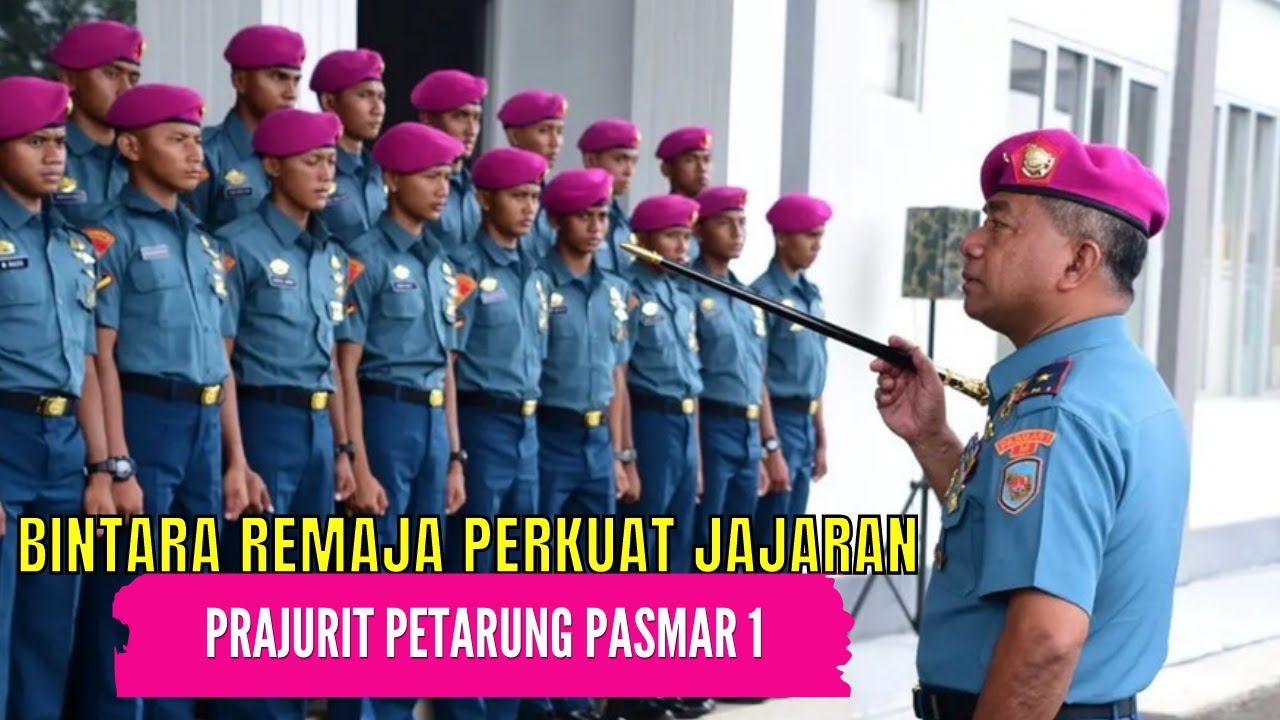 Brigjen TNI (Mar) Hermanto Menerima 41 Bintara Remaja || Perkuat Jajaran PASMAR 1