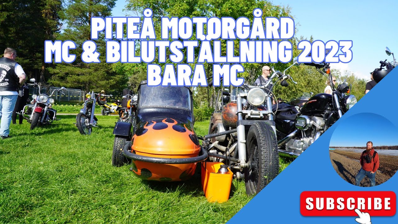 Piteå Motorgård 2023 Mc & bilutställning - Bara Mc