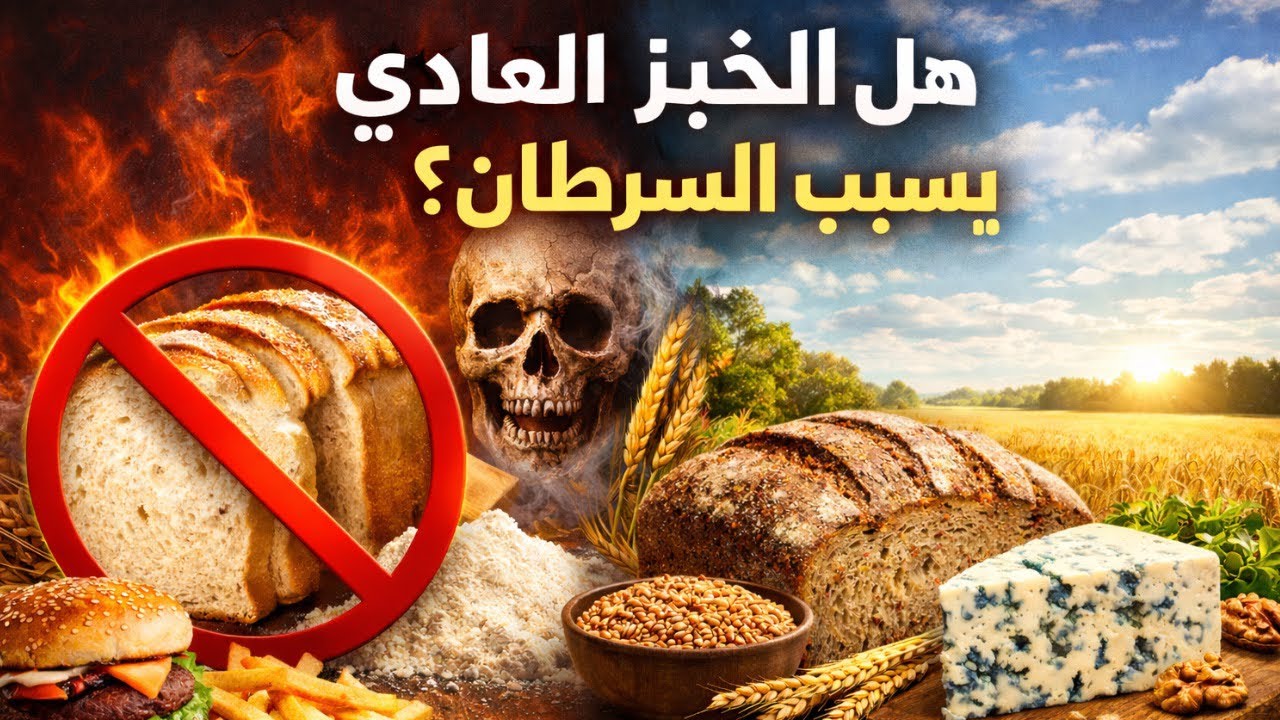 خطير! توقف عن اكل هذا الخبز الزائف | هذا هو الخبز الحقيقي … شاهد الفيديو